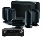 Denon AVR-X1700H AV Receiver with Q Acoustics 7000i 5.1 Slim Speaker System