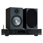 Audiolab 6000A Play Wireless Amplifier & Streaming Player with Monitor Audio Bronze 100 Speakers (6th Gen)