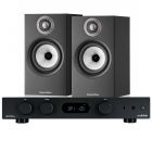 Audiolab 6000A Amplifier with Bowers & Wilkins 607 S2 Standmount Loudspeakers