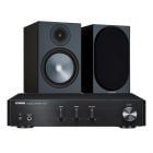 Yamaha A-670 with Monitor Audio Bronze 100 Speakers (6th Gen)