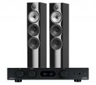 Audiolab 6000A Amplifier with Bowers & Wilkins 703 S2 Floorstanding Speakers