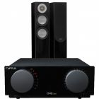 Cyrus One Cast Amplifier with Monitor Audio Silver 200 Floorstanding Speakers