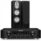 Marantz NR1200 Stereo Network Receiver with Monitor Audio Silver 500 Floorstanding Speakers