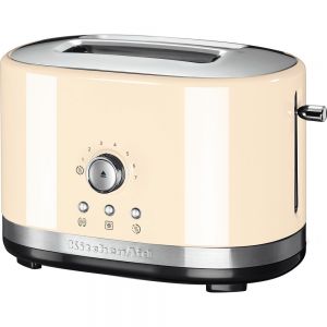 Kitchenaid 2 Slice Manual Control Toaster In Almond Cream - 5KMT2116BAC