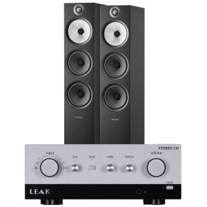 LEAK Stereo 130 Integrated Amplifier with Bowers & Wilkins 603 S2 Floorstanding Loudspeakers