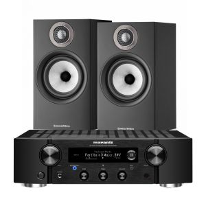 Marantz PM7000N Integrated Stereo Amplifier with Bowers & Wilkins 607 S2 Standmount Loudspeakers