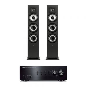 Yamaha A-S501 Integrated Amplifier with Polk Monitor XT60 Floor-Standing Loudspeakers