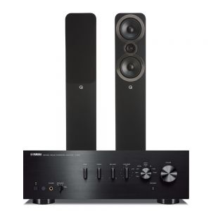 Yamaha A-S501 Integrated Amplifier with Q Acoustics 3050i Floorstanding Speakers 