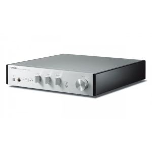 Open Box Yamaha A-U670 Compact Hi-Fi Amplifier - Silver