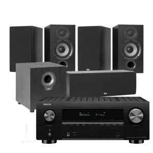 Denon AVC-X3700H Amplifier with Elac Debut B5.2 5.1 Home Theatre Package
