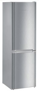 Liebherr SmartFrost Single Door CUEL3331 Fridge-Freezer in Stainless Steel