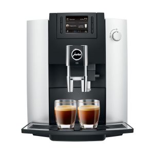 Jura E6 Bean to Cup Coffee Machine In Platinum 15342