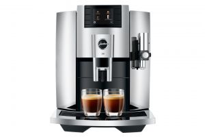 Jura E8 Bean to Cup Coffee Machine In Chrome 15363  - 2021 Model