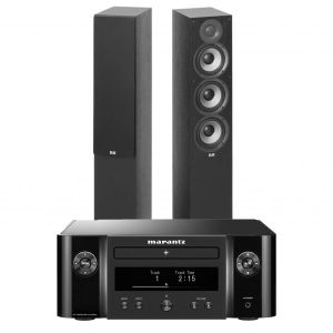 Marantz Melody X. M-CR612 Music System with Elac Debut F5.2 Floorstanding Speakers