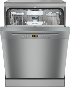 Miele G5210 SC A+++ Front Loading Dishwasher in Clean Steel