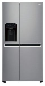 LG GSL760PZXV American Refrigerator in Clean Steel