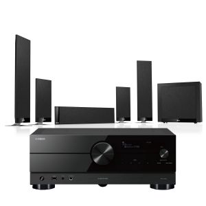 Yamaha RX-A2A AV Receiver with KEF T205 System 5.1 Speaker Pack