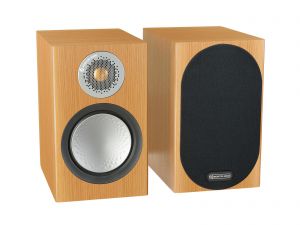 Monitor Audio Silver 50 Bookshelf Speakers - Natural Oak