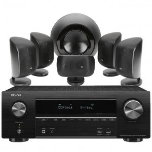 Denon AVR-X1700H DAB AV Receiver with Bowers & Wilkins MT-60D Home Theatre System (DB4S Upgrade)