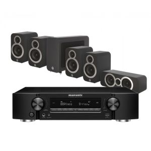Marantz NR1711 Slim 7.2Ch 8K AV Receiver with Q Acoustics 3010i Cinema Pack