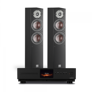 Audiolab Omnia Amplifier & CD Streaming System with Dali Oberon 5 Floorstanding Speakers