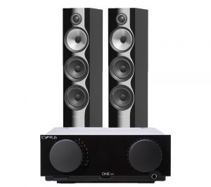Cyrus One HD Integrated Amplifier with Bowers & Wilkins 704 S2 Floorstanding Speakers
