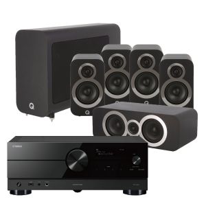 Yamaha RX-A2A AV Receiver with Q Acoustics 3010i Cinema Pack