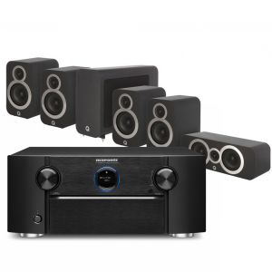 Marantz SR7015 9.2ch 8K AV Amplifier with Q Acoustics 3010i Cinema Pack