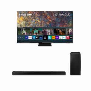 Samsung QE55Q80AA Smart TV With Samsung HWQ800A 3.1.2ch Soundbar Bundle