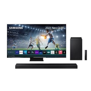 QE55QN90A Flagship Samsung Neo QLED Smart TV & Samsung 2021 Range HWQ600A 3.1.2ch Soundbar Bundle