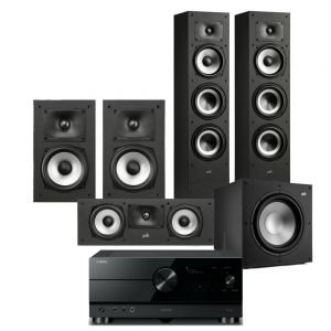 Yamaha RX-A4A AV Receiver with Polk Monitor XT60 Floor-standing Loudspeakers 5.1 Cinema Pack