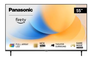 Panasonic TV-55W90AEB 55" 4K LED Full Array TV with Fire OS (2024)