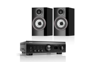 Denon PMA-1700NE Integrated Amplifier with Bowers & Wilkins 707 S3 Standmount Speakers