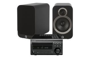 Denon D-M41DAB Hi-Fi System with Q Acoustics 3020i Bookshelf Speakers