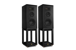 Wharfedale Super Linton Heritage Standmount Speakers with Matching Stands - Black Oak