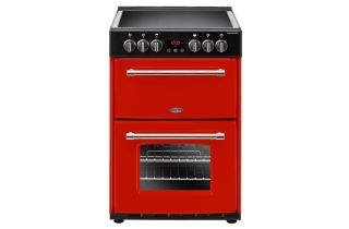 Belling Farmhouse 60E Double Oven in Red