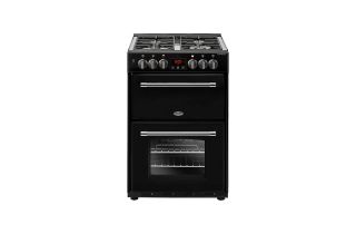 Belling Farmhouse 60DF Double Oven in Black