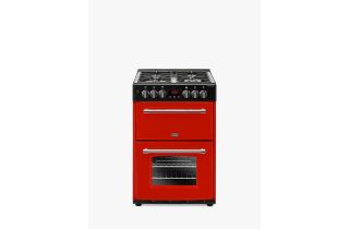 Belling Farmhouse 60DF Double Oven in Red