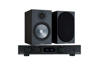 Audiolab 6000A Amplifier with Monitor Audio Bronze 100 Speakers (6th Gen)