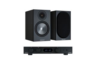 Audiolab 6000A Amplifier with Monitor Audio Bronze 50 Speakers (6th Gen)