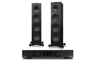 Audiolab 6000A Amplifier with KEF Q750 Floorstanding Speakers