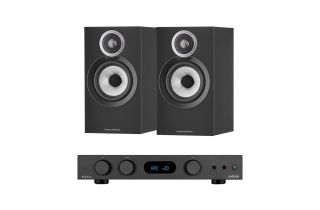 Audiolab 6000A MKII Integrated Amplifier with Bowers & Wilkins 607 S3 Standmount Speakers