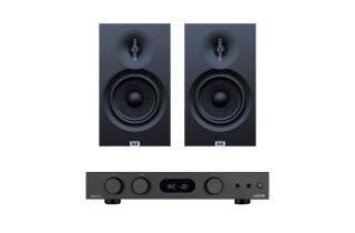 Audiolab 6000A MKII Integrated Amplifier with Elac Debut 3.0 DB63-BK Bookshelf Speakers