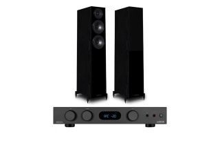 Audiolab 6000A MKII Integrated Amplifier with Wharfedale Diamond 12.3 Floorstanding Speakers