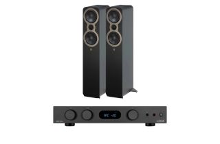 Audiolab 6000A MKII Integrated Amplifier with Q Acoustics 3050c Floorstanding Speakers