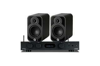 Audiolab 6000A Play Wireless Amplifier & Streaming Player with Q Acoustics Q 5010 Bookshelf Speakers