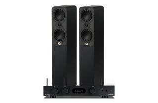 Audiolab 6000A Play Wireless Amplifier & Streaming Player with Q Acoustics Q 5040 Floorstanding Speakers