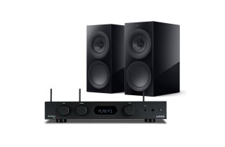 Audiolab 6000A Play Wireless Amplifier & Streaming Player with KEF R3 Meta Bookshelf Speakers 