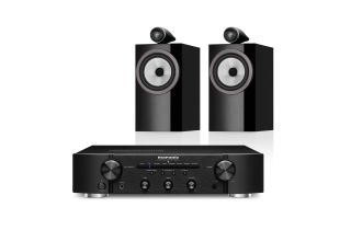 Marantz PM6007 Integrated Amplifier with Bowers & Wilkins 705 S3 Standmount Speakers