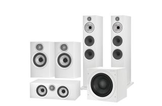 Bowers & Wilkins 603 S3 5.1 Home Cinema Speaker Package (607 S3 Rears) - White